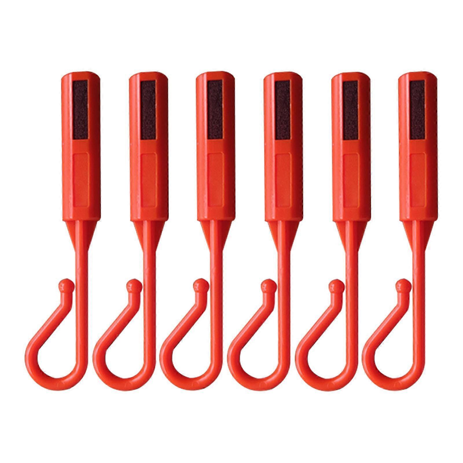 6x Fishing Lure Bait Keeper Fishing Rod Hook Holder for Beginner Portable