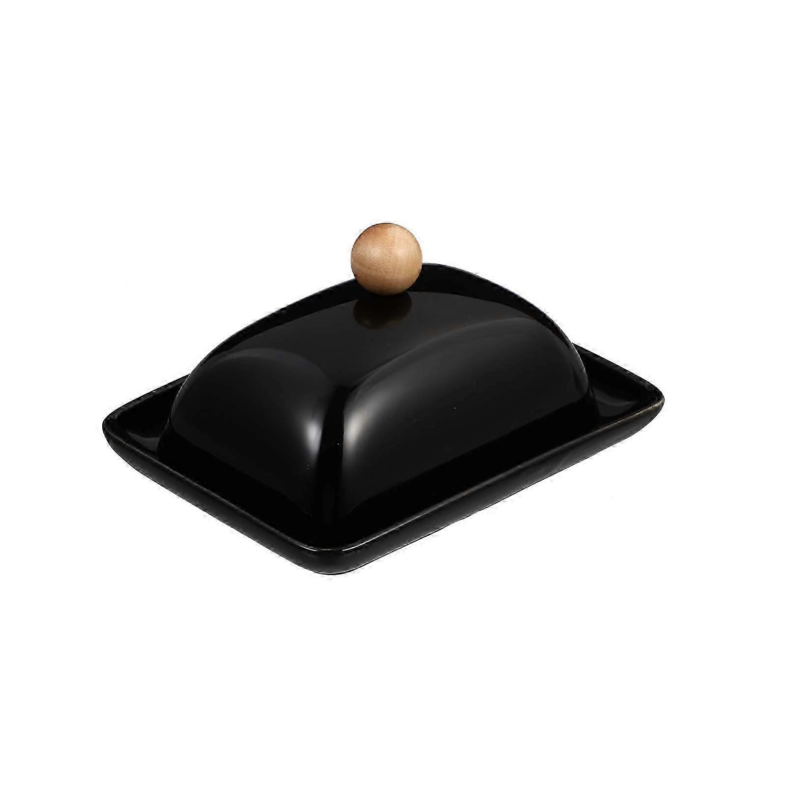 Ceramic Butter Dish with Lid - Countertop Kitchen Butter Keeper Container