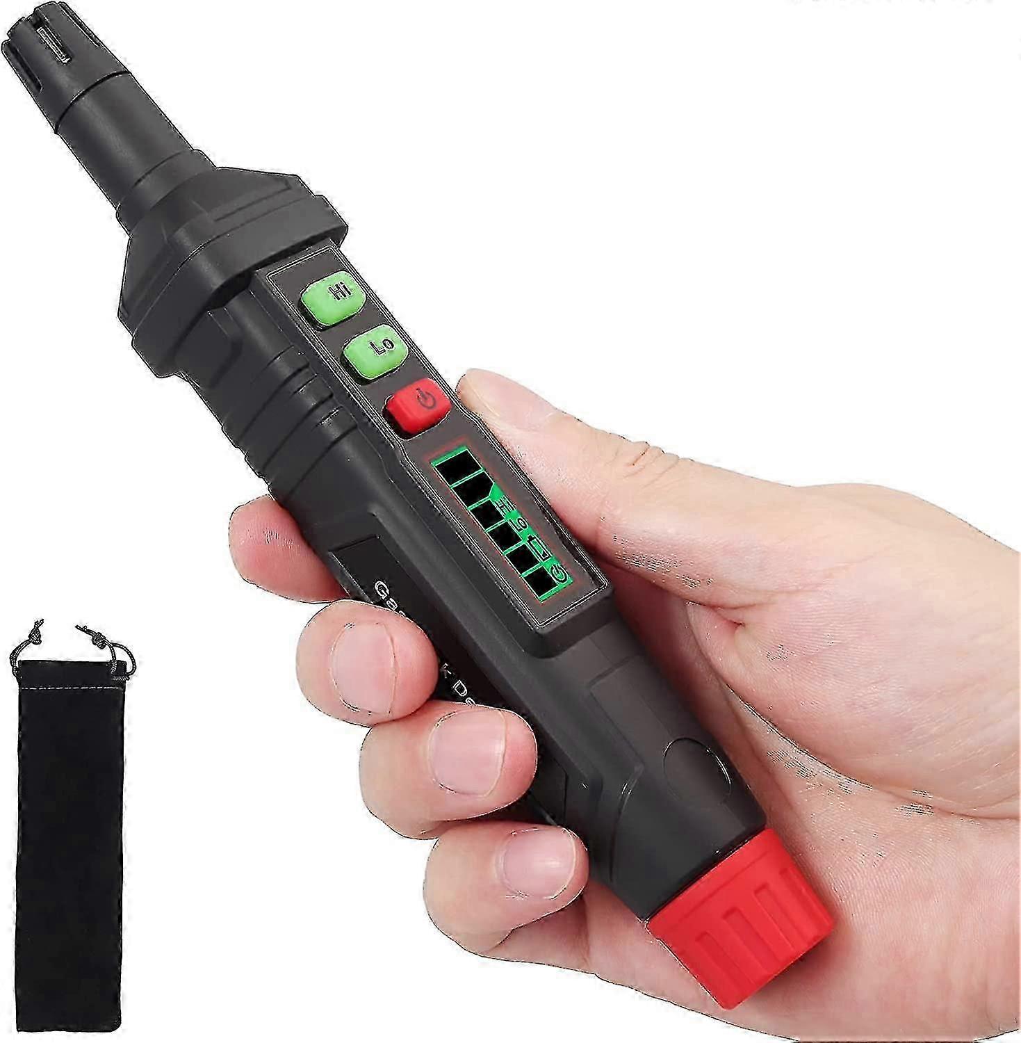 Portable Gas Leak Detector, High Sensitivity Natural Gas Sniffer With Colorful Lcd Display, Audible Visual Alarm, Locates Lpg, Lng, Methane, Butane