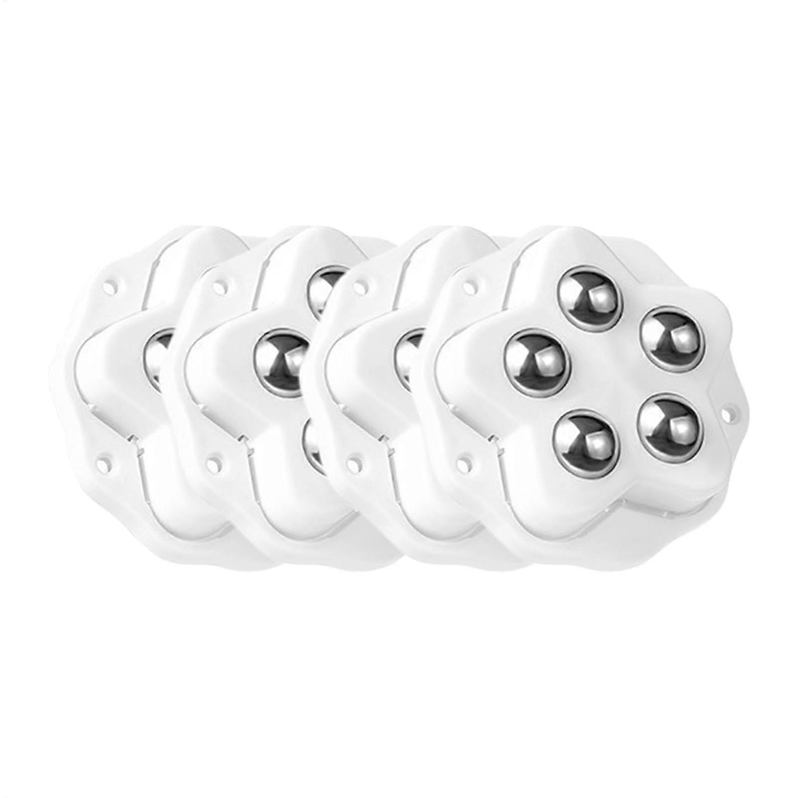 Small Appliance Castors - 4 Pack 360 Degree Rotating Swivel Wheels for Storage Boxes, Furniture, and Small Appliances