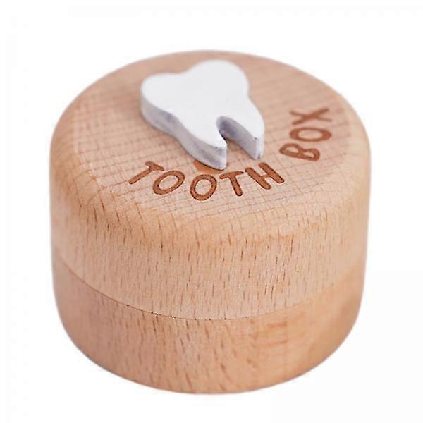 5xBabyzahn Box Aufbewahrung Kindheitserinnerung Holz verlorener Zahn Kinder Zahn Box
