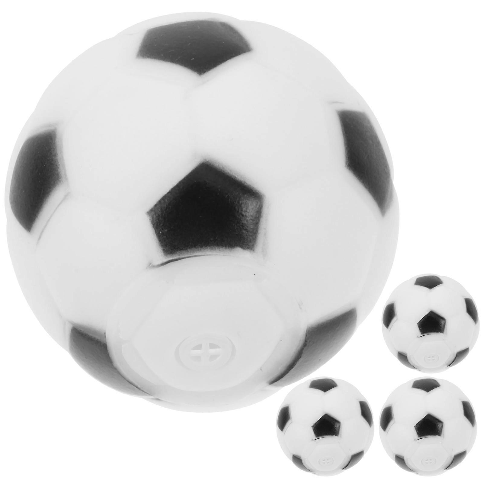 4kpl Squeaky Soccer Dog Chew kestävät lemmikkieläinten lelupallot pennuille ja koirille leikki- ja koulutus Korkean näkyvyyden puremankestävä