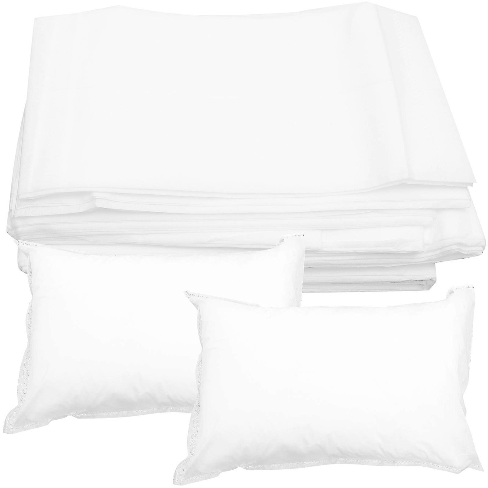 Disposable Travel Bedding Set – Portable Pillowcase Quilt Sheet for Hotels and Trips, Lightweight Comfortable