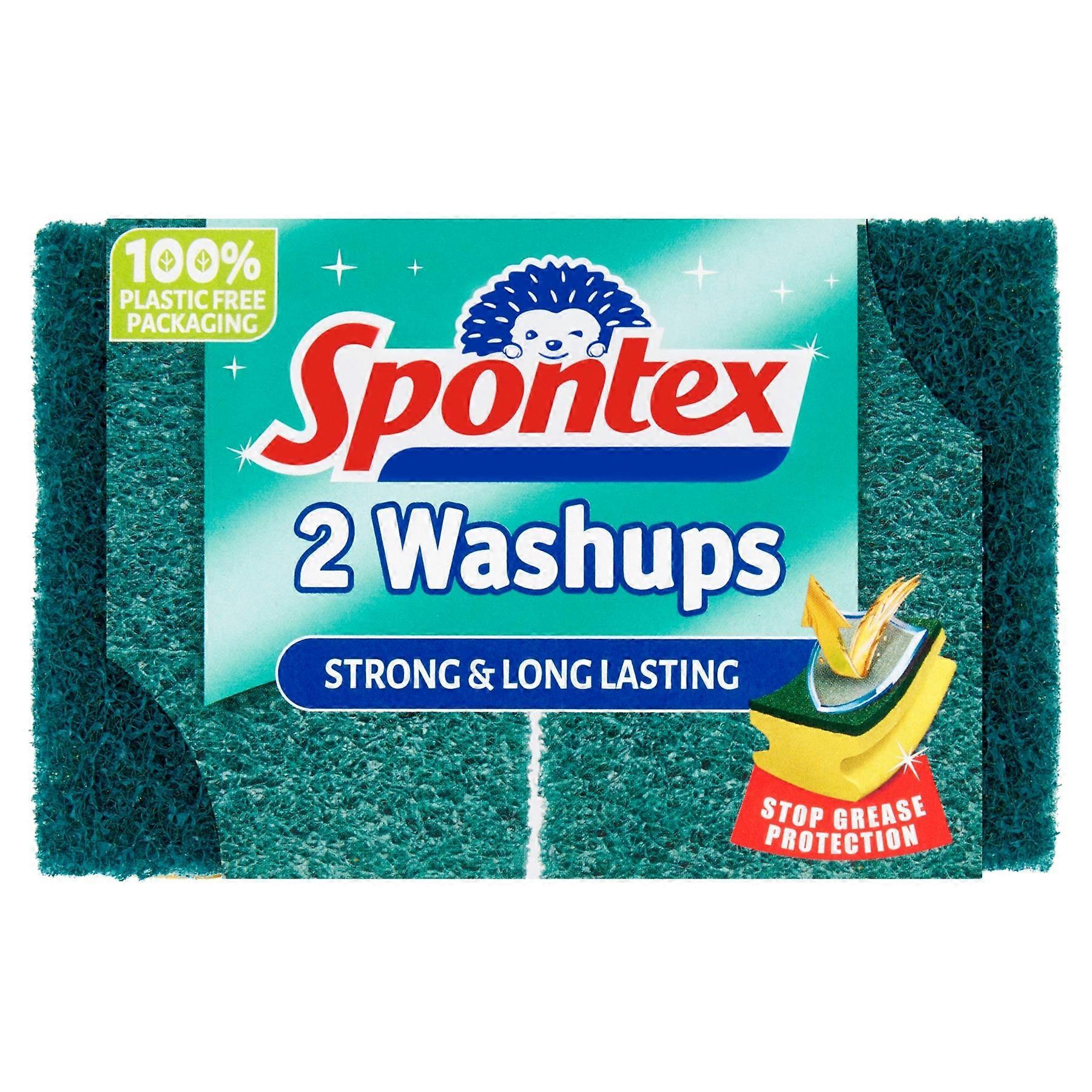 Spontex Strong & Long Lasting Wash up Sponge Scourers