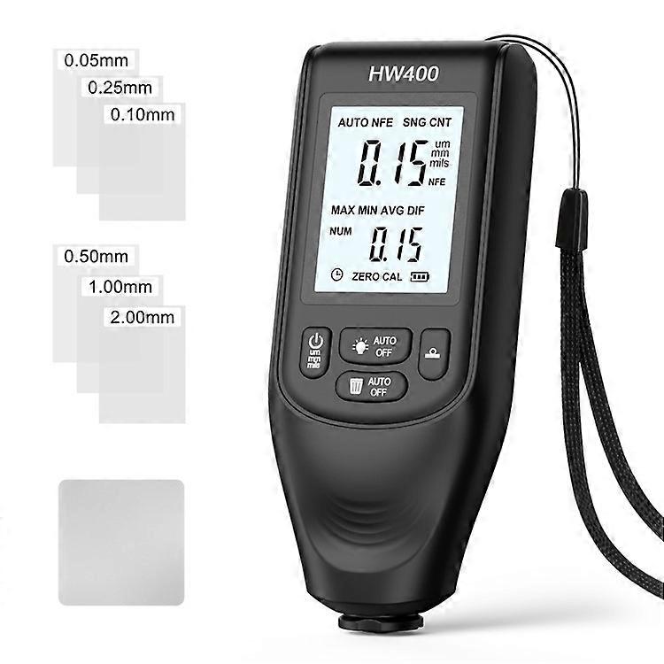 HW400 Automobile Thickness Gauge Car Paint Tester Thickness Coating Measuring Tool