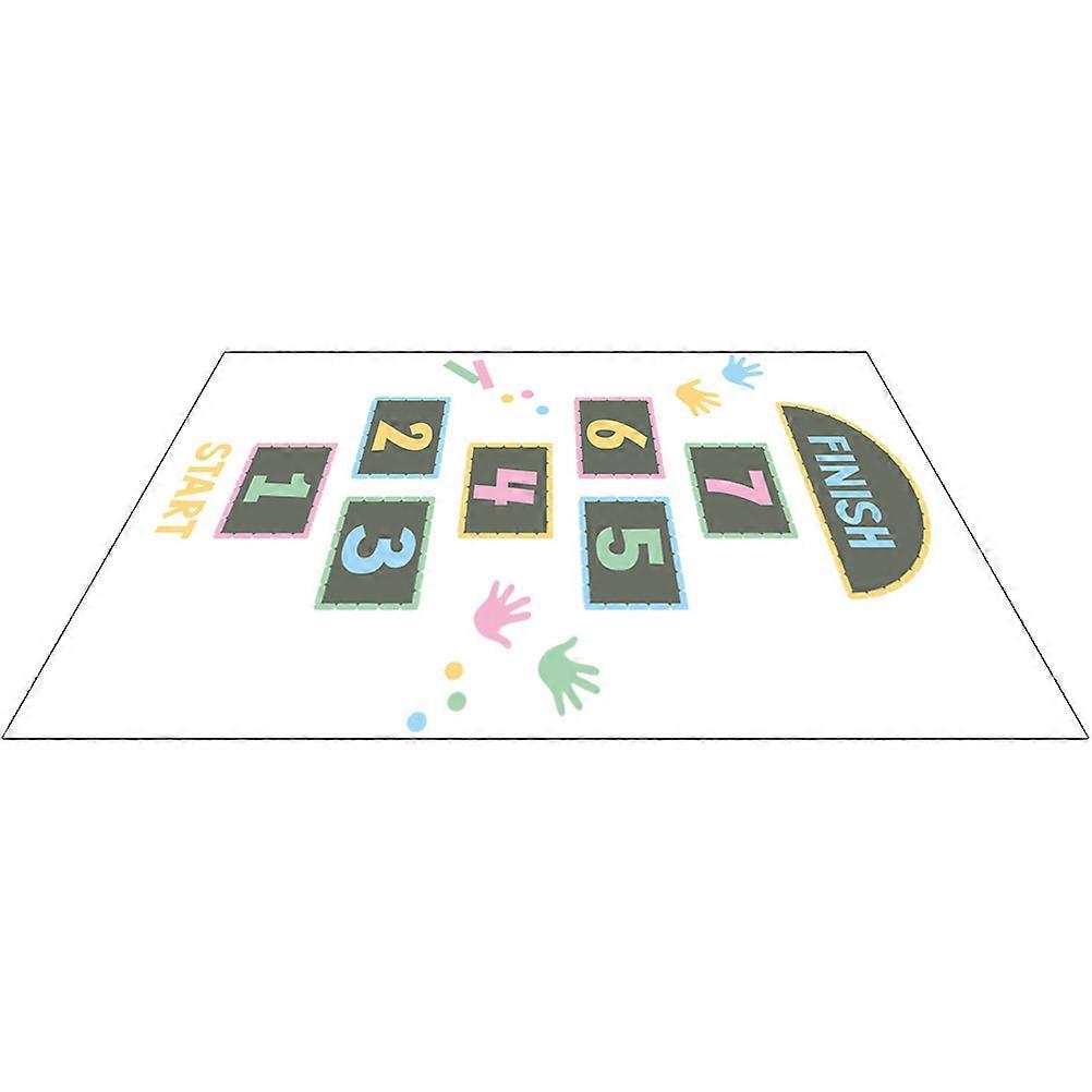 Fun Floor Sticker Hopscotch, Multi-Purpose Design, Easy Removal