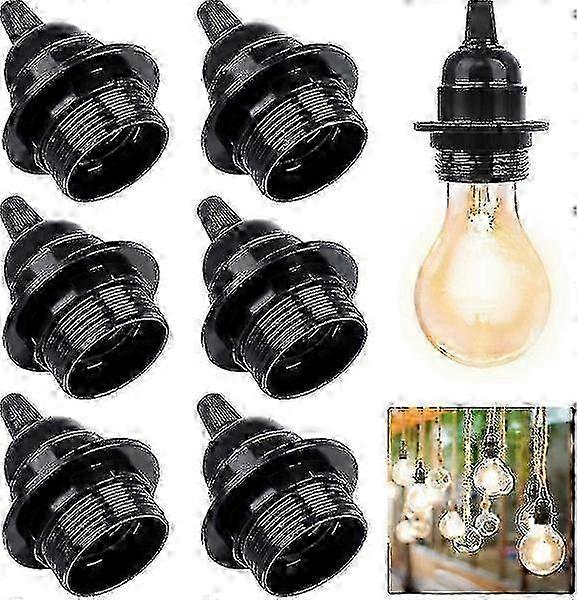 Vintage E27 Lamp Socket 6-Pack, 250V 4A Decorative Bulb Holder