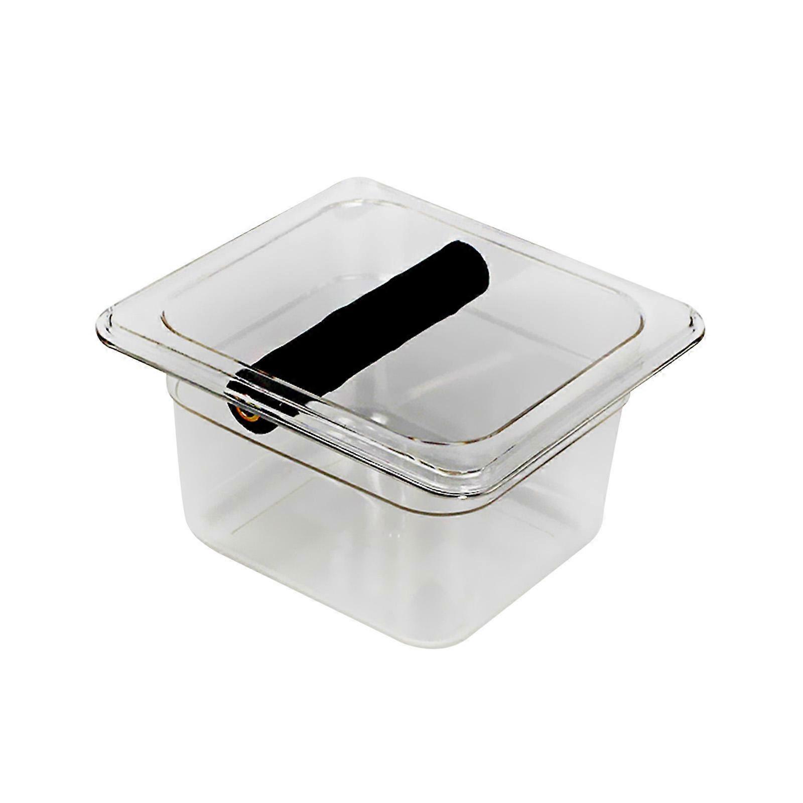 Large Capacity Coffee Grounds Bucket Durable Espresso Dump Bin for Cafe