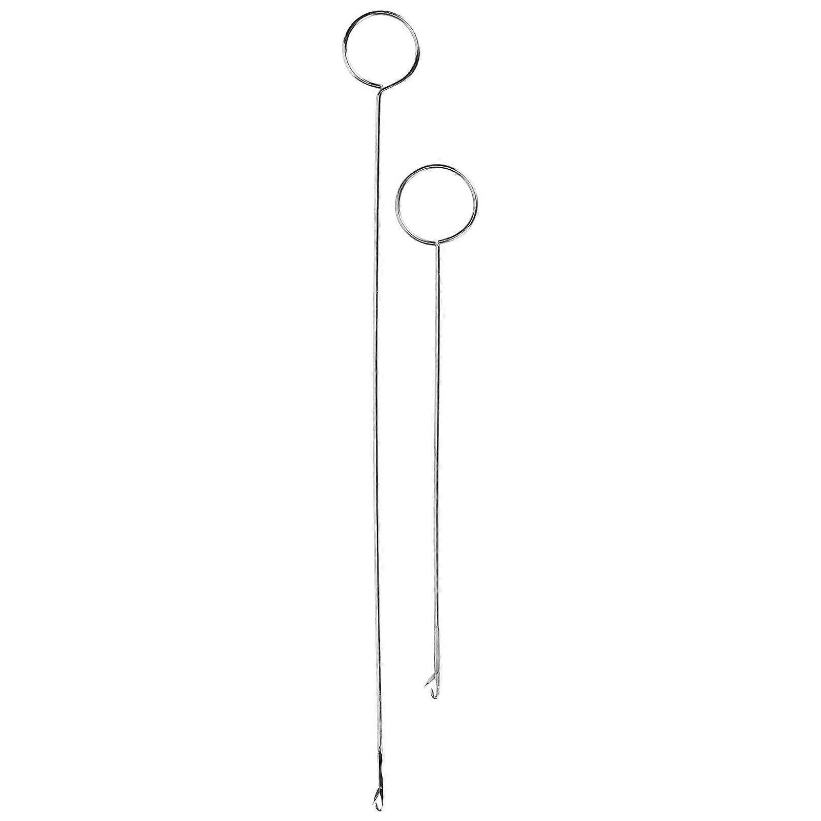 Sewing Loop Turner Set of 2, Flexible Drawstring Threading Tool for DIY Sewing and Knitting Accessories
