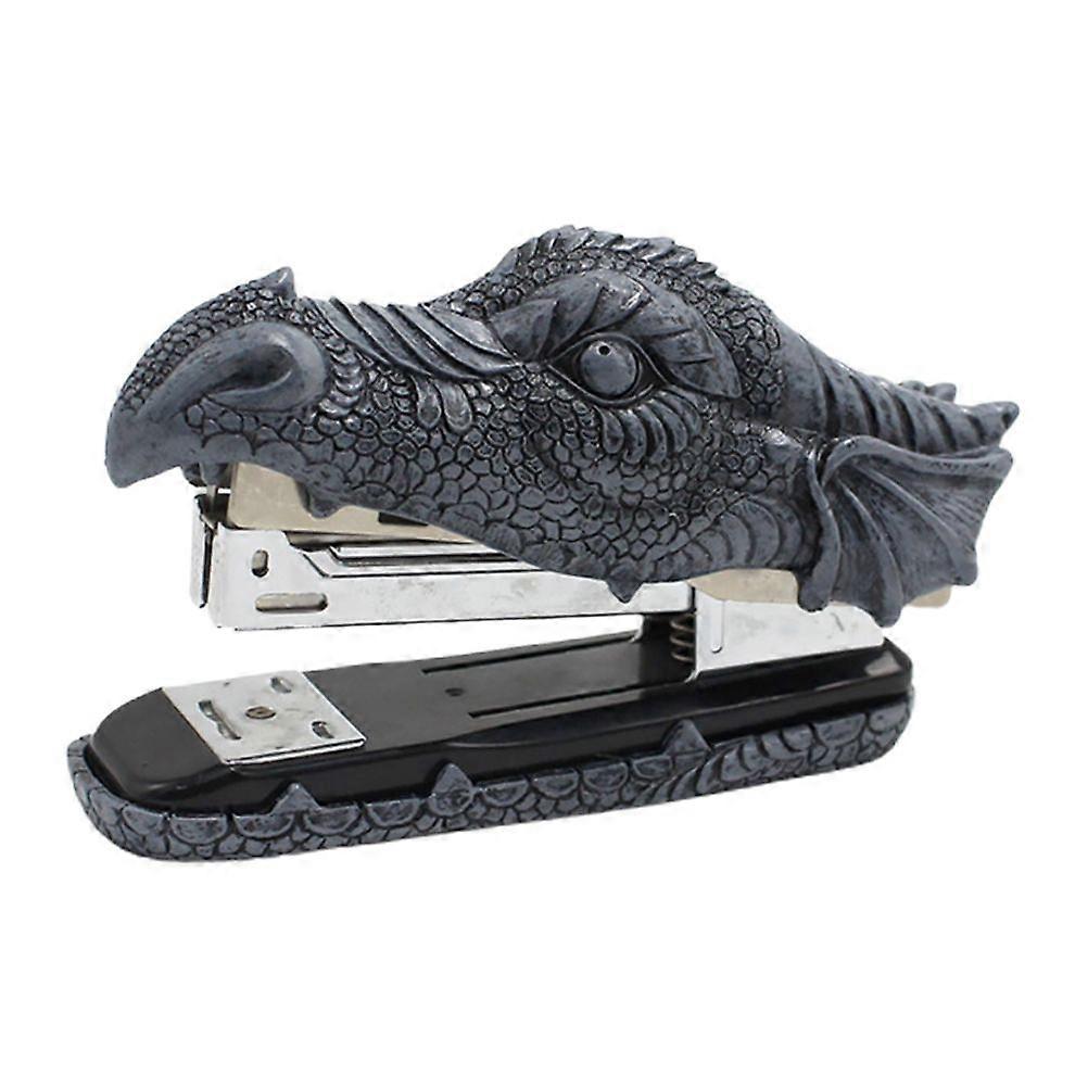 1pc Unique Resin Craft Decor Stapler Dragon Modeling Stapler Office Supplies
