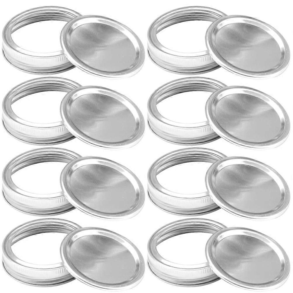 Aluminum Lid Mason Jar Lids Storage Airtight Seal Whorl Shape Split Type 1Set