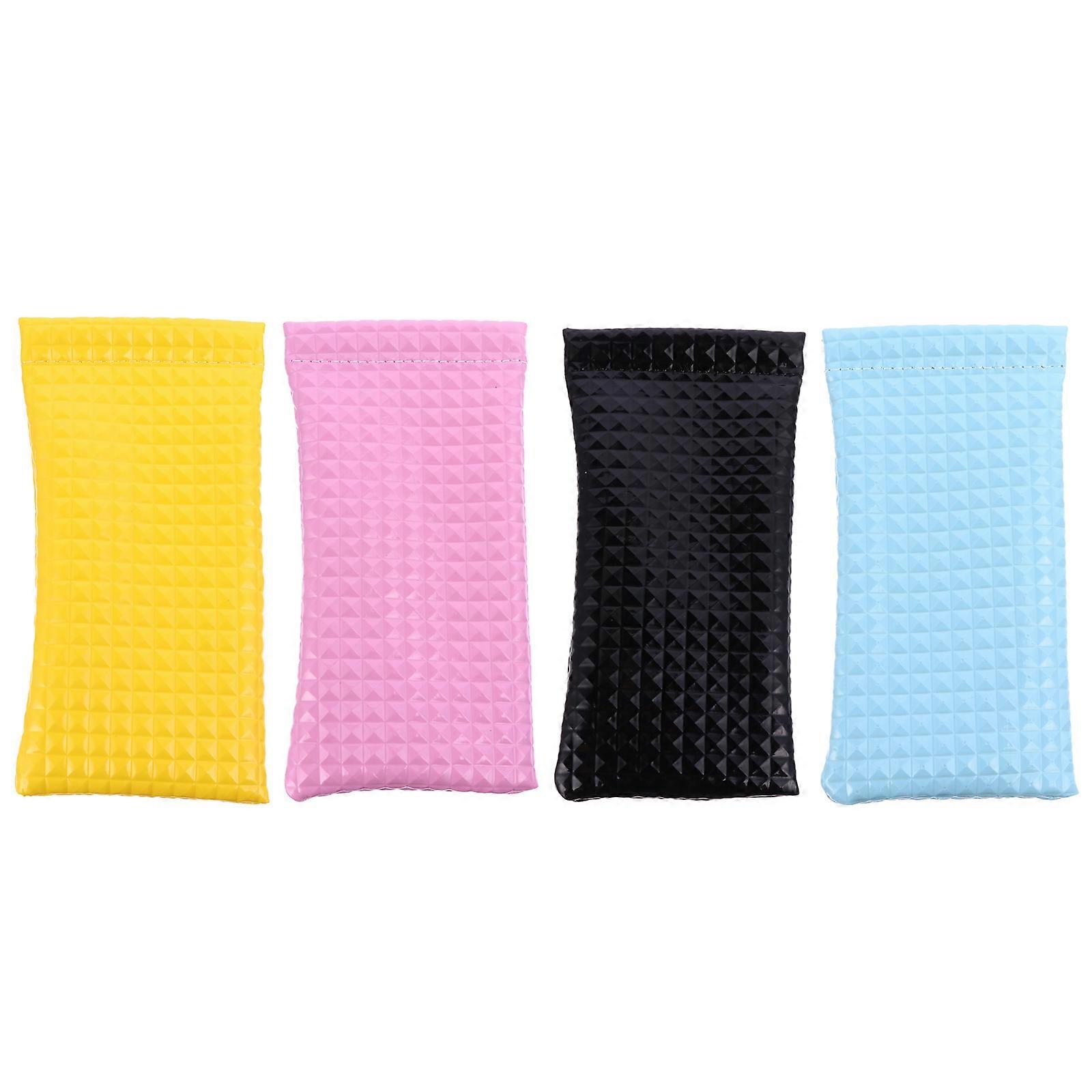 Travel Sunglasses Organizer Waterproof Eyeglasses Cases Assorted Color Daily Use 4Pcs