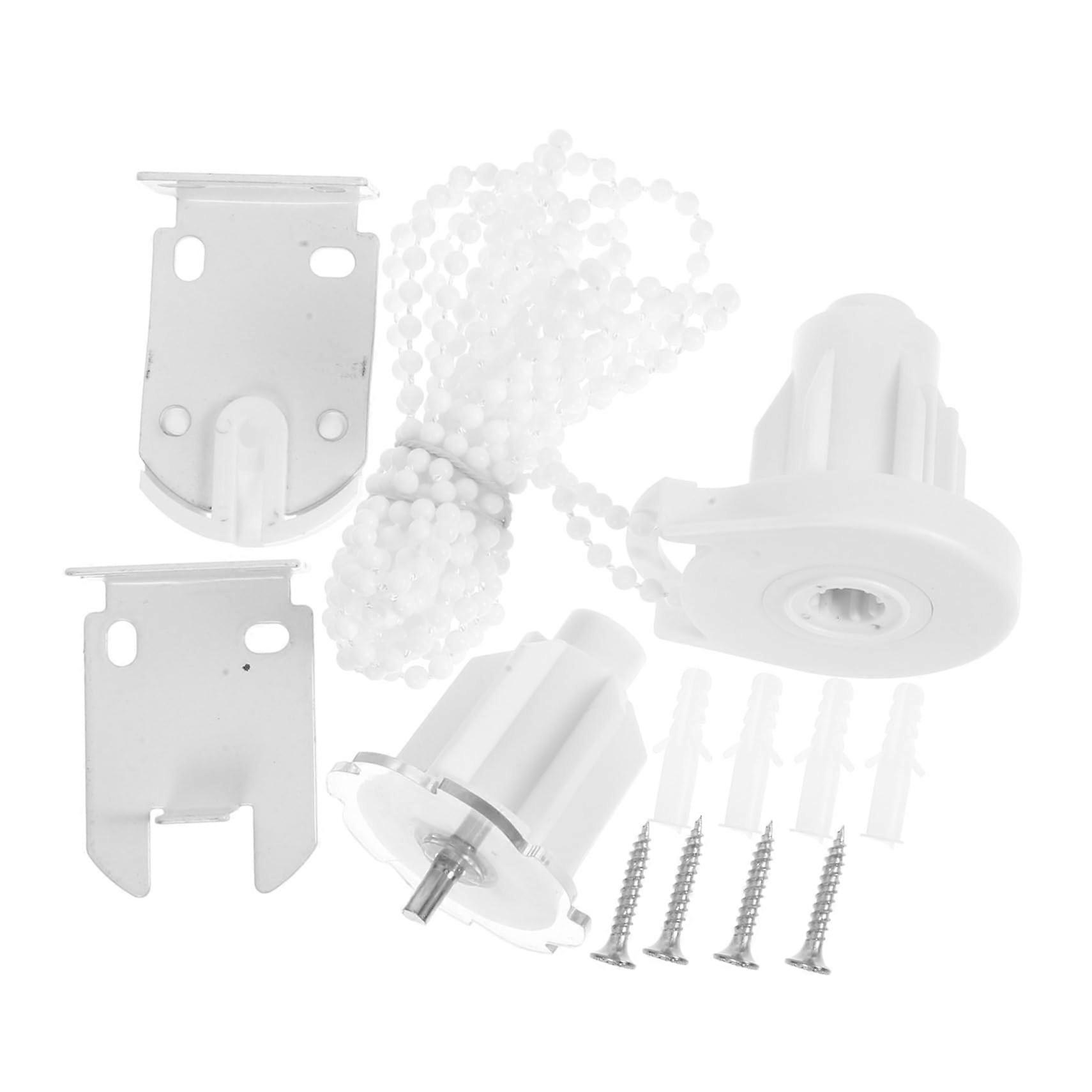 Roller Blind Coupling Parts Repair Kit Fittings White ABS