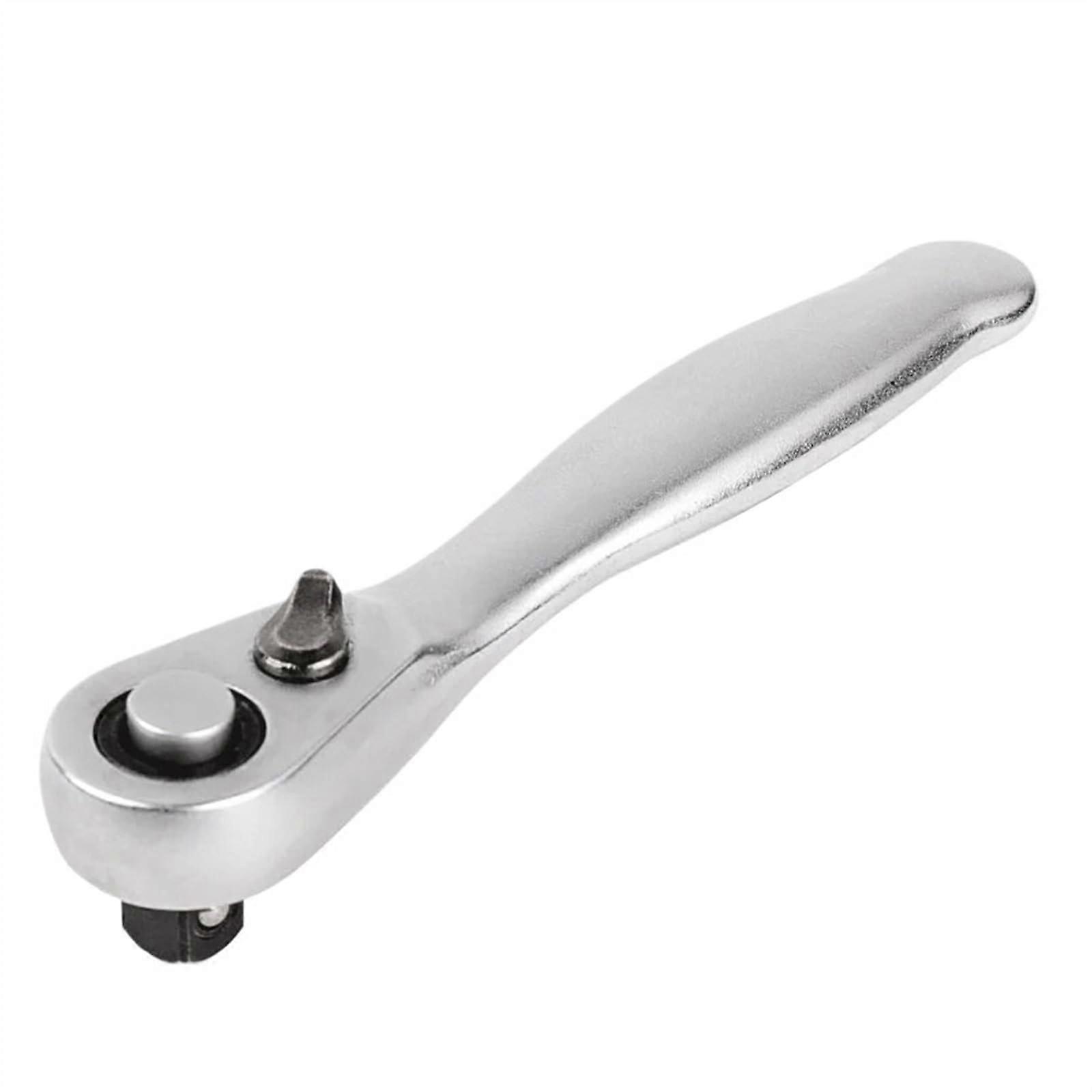 Tool Box 1/4 Inch Double Head Quick Socket Wrench, Hex Torque Wrench Set, 2in1 Ratchet Wrench