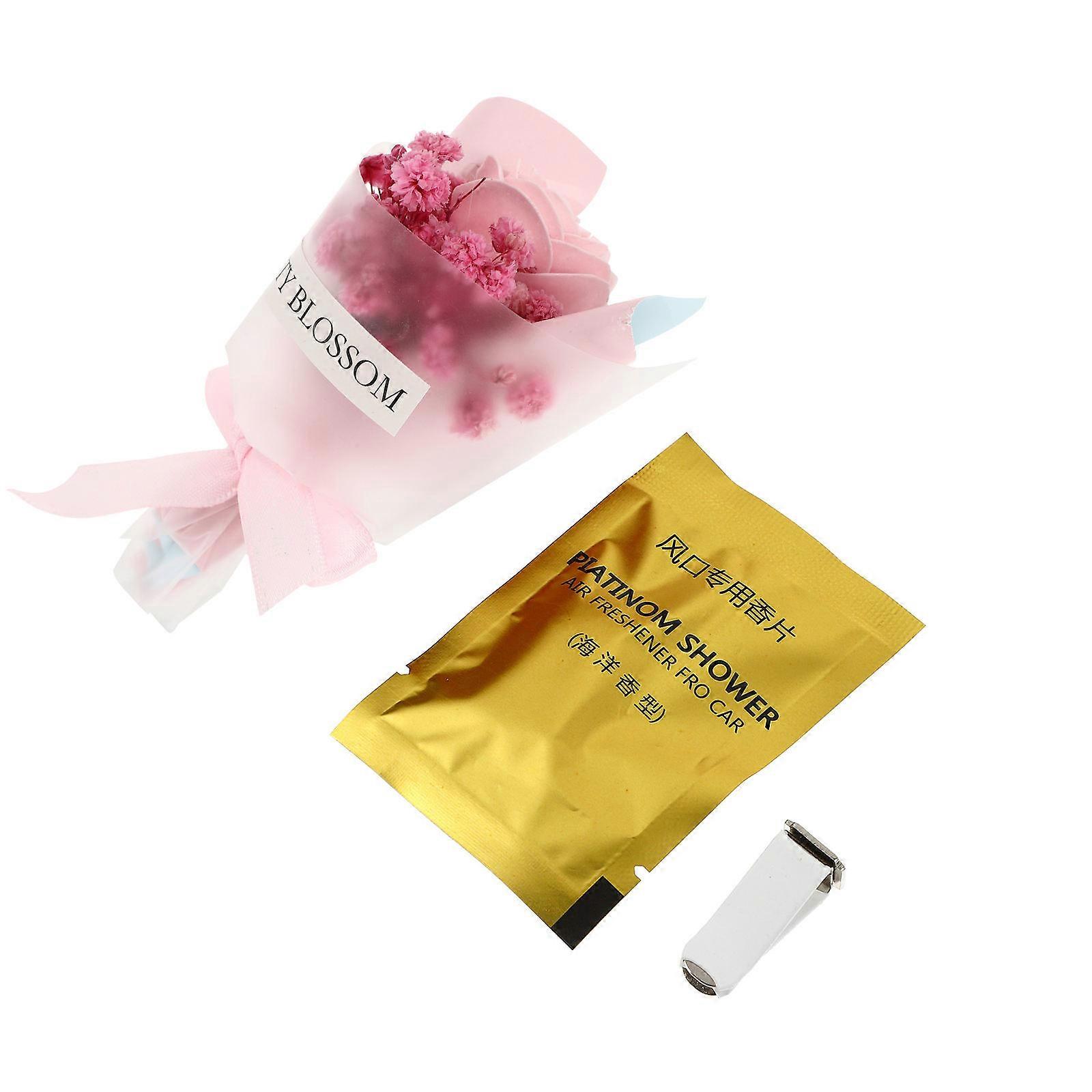 Car Freshener Vent Clip Flower Car Air Freshener Air Freshening Car Vent Use Iron 1Pcs
