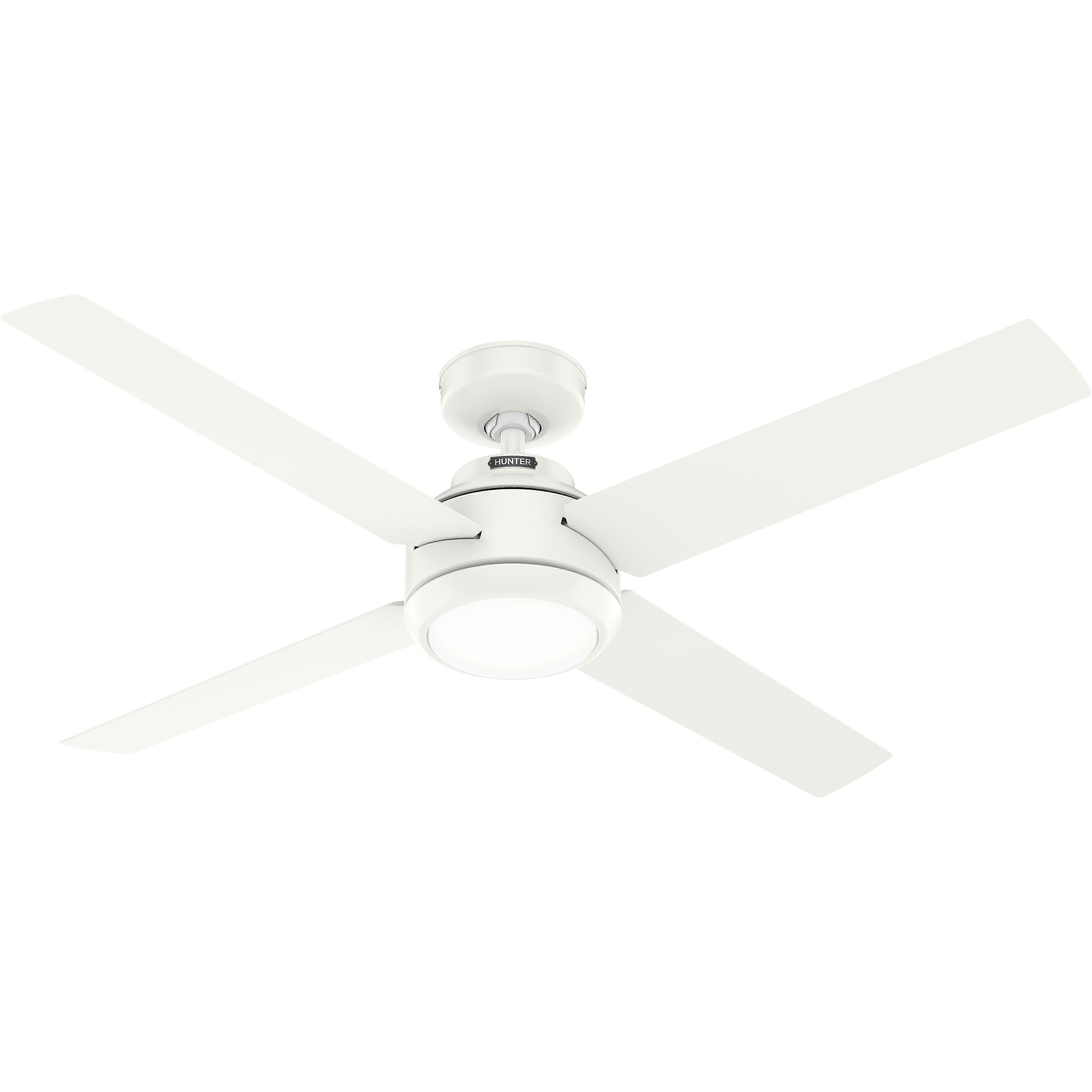 DC Ceiling Fan Greta White with LED & Remote Control