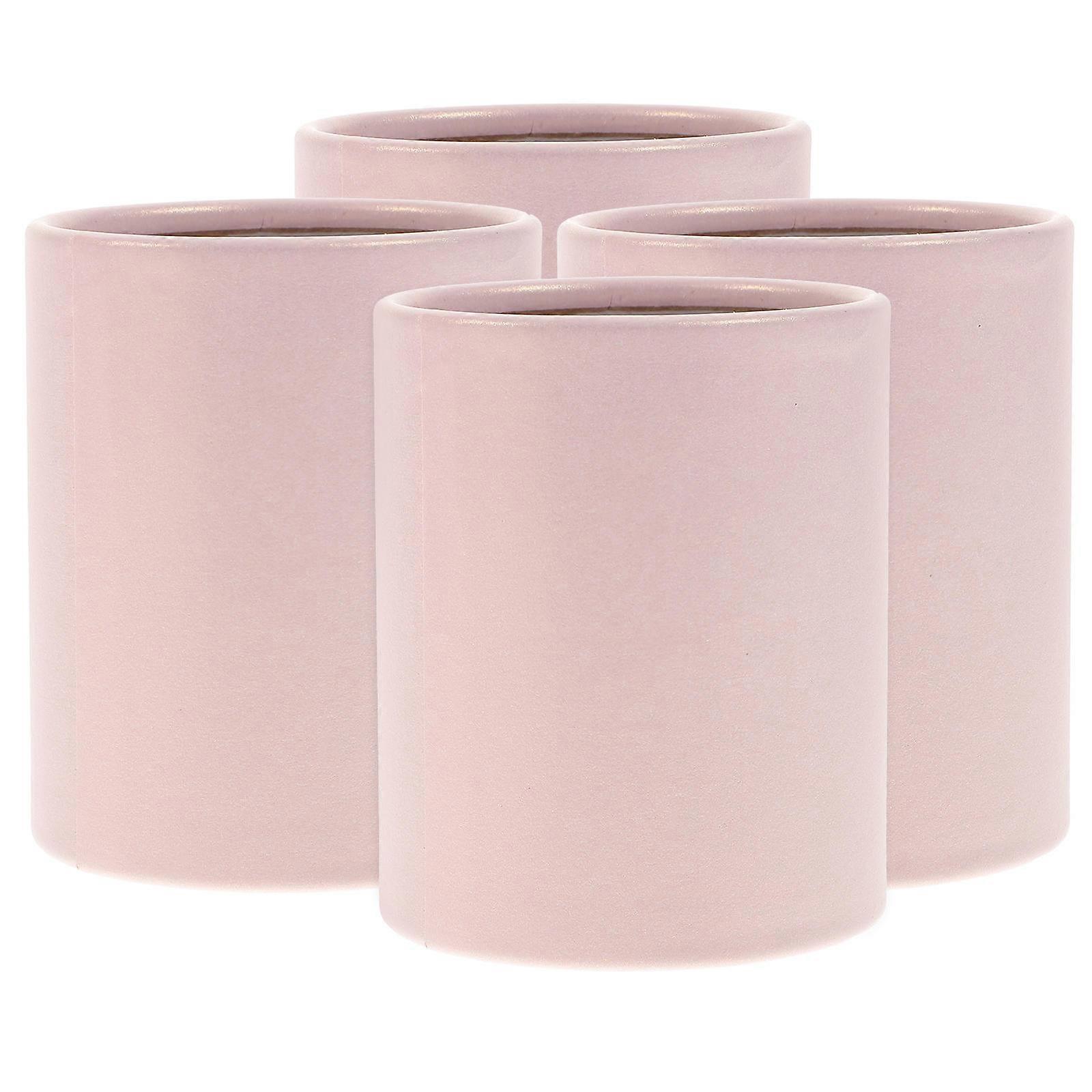 4pcs Mini Round Cardboard Flower Wrapping Boxes for DIY Bouquets, Creative Arrangements, Indoor Outdoor Use Packaging