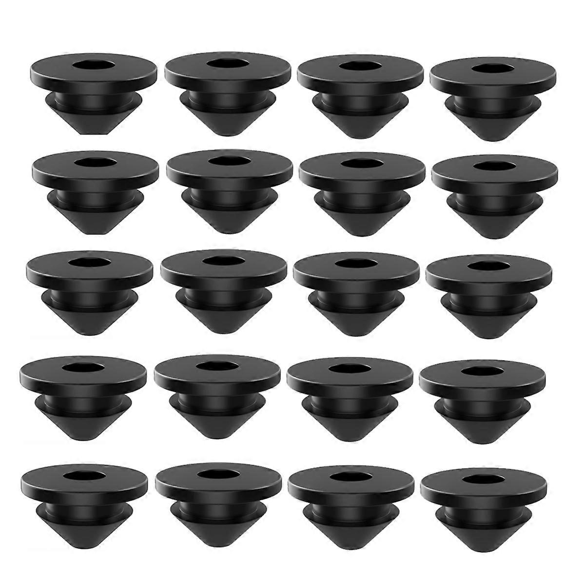 300Pcs Cable Railing Rubber Grommets for 1/8in 5/32in 3/16in Cables for Cable Railing Posts, 1/8in