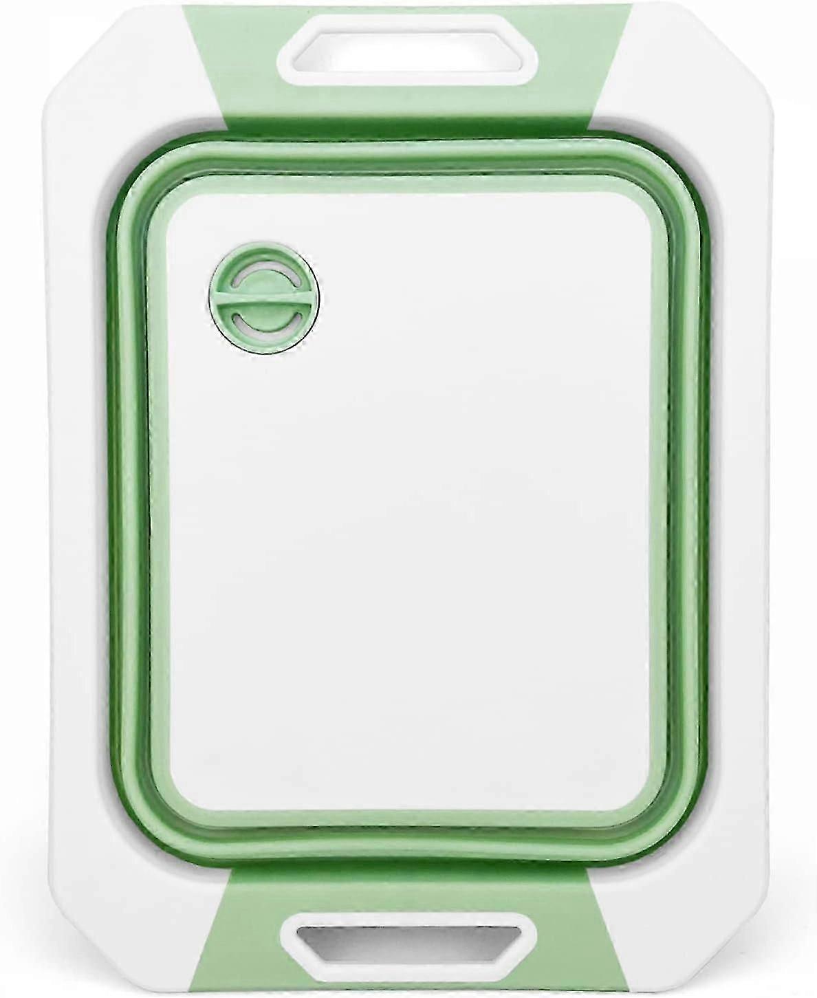 Large Collapsible Colander with Chopping Board - Washing/Draining/Cutting Kitchen Drainer Basket