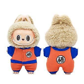 Labubu doll clothes, 17cm blind box doll (Dragon Ball)A