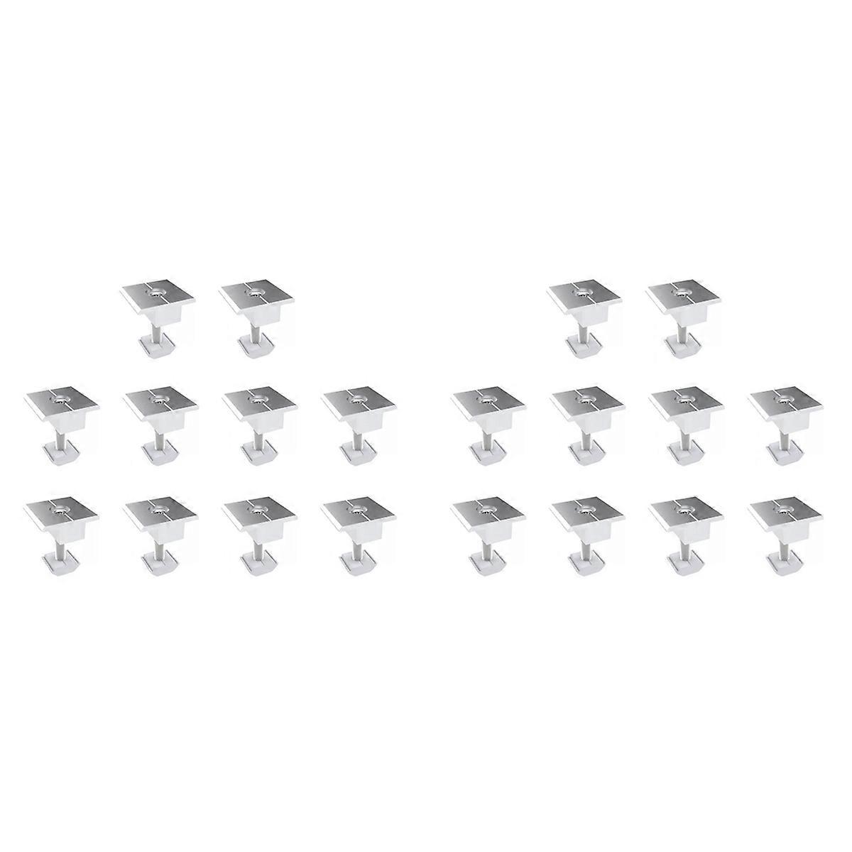 10Pc Adjustable Solar Panel Bracket Clamp for Solar Panel System 30mm