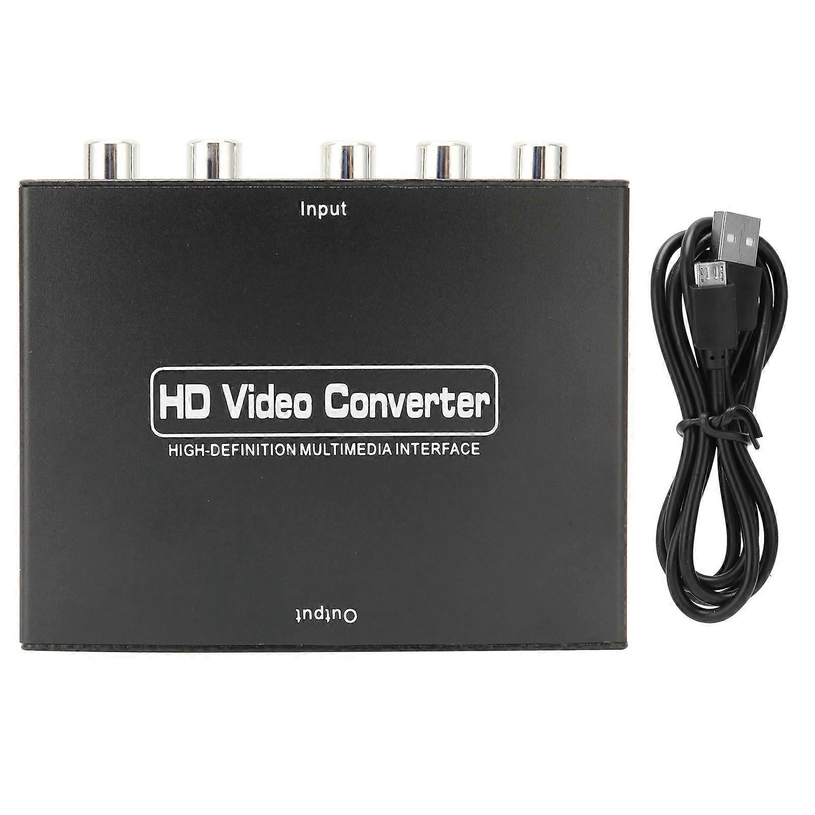 HD to YPbPr 1080P Component Video Converter Adapter for DVD Monitor