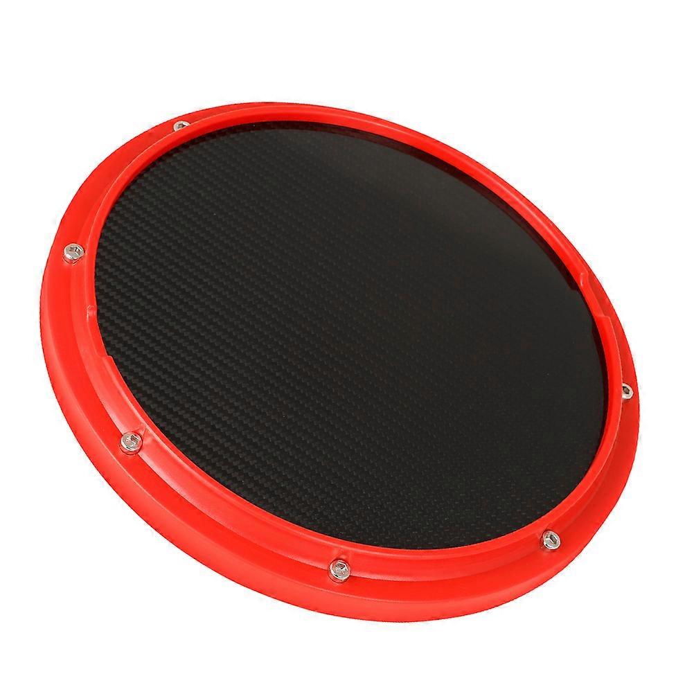Percussion Practice Pad for Home Practice Drummers Carbon Fiber Material 12.0X12.0X1.6in 1Pack