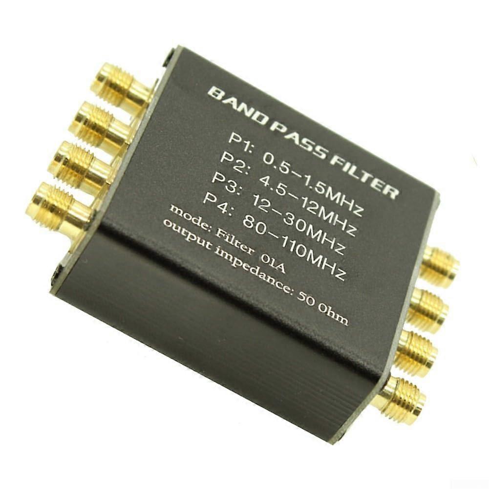 Vorfilter BPF 06A 50 Ohm 4-Pass Funkfilter for SMA Connectors 1Hz to 300MHz Signal Optimization