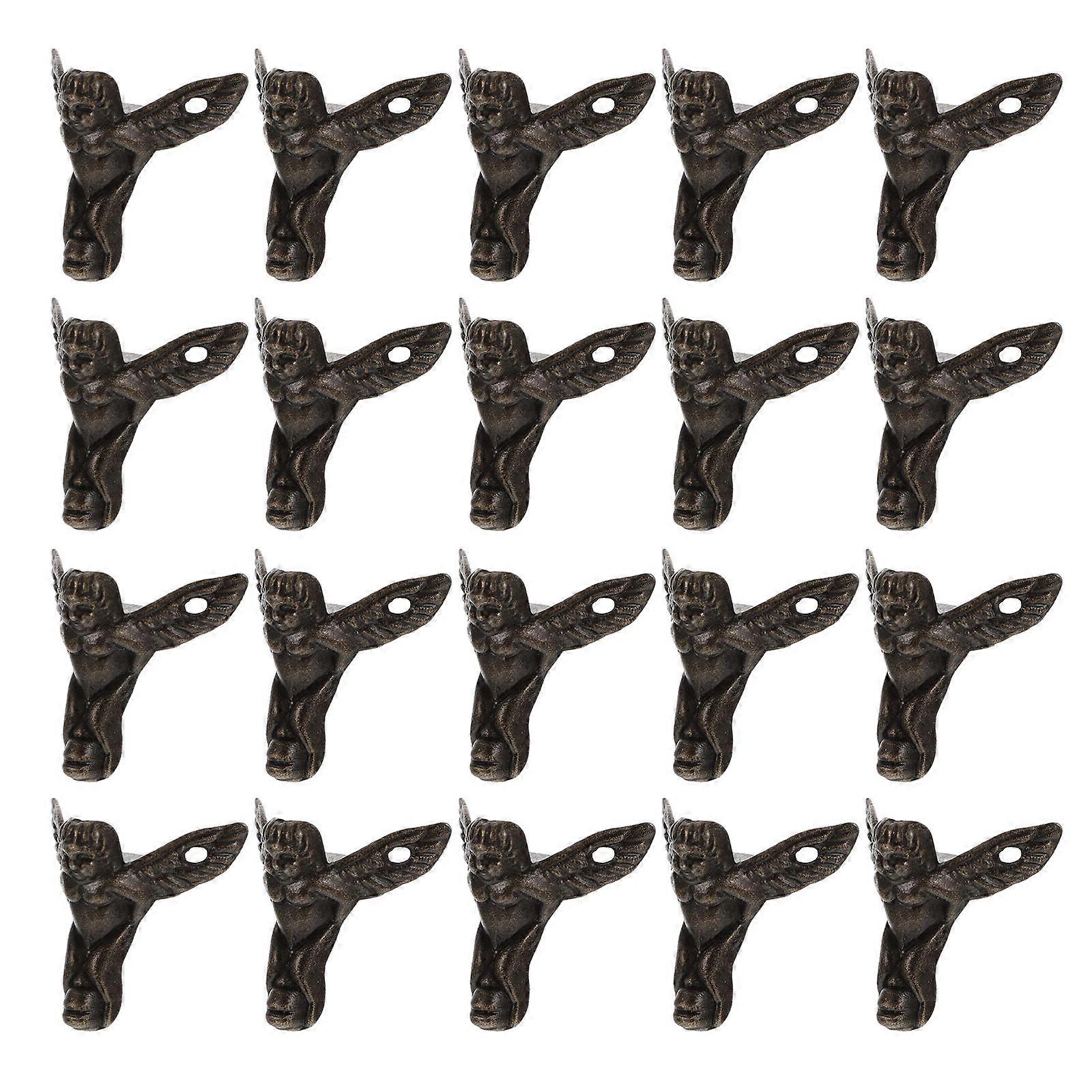 Legs For Cabinets Wooden Box Legs For Home Decoration Bronze Color Zinc Alloy Decorative 20Pcs