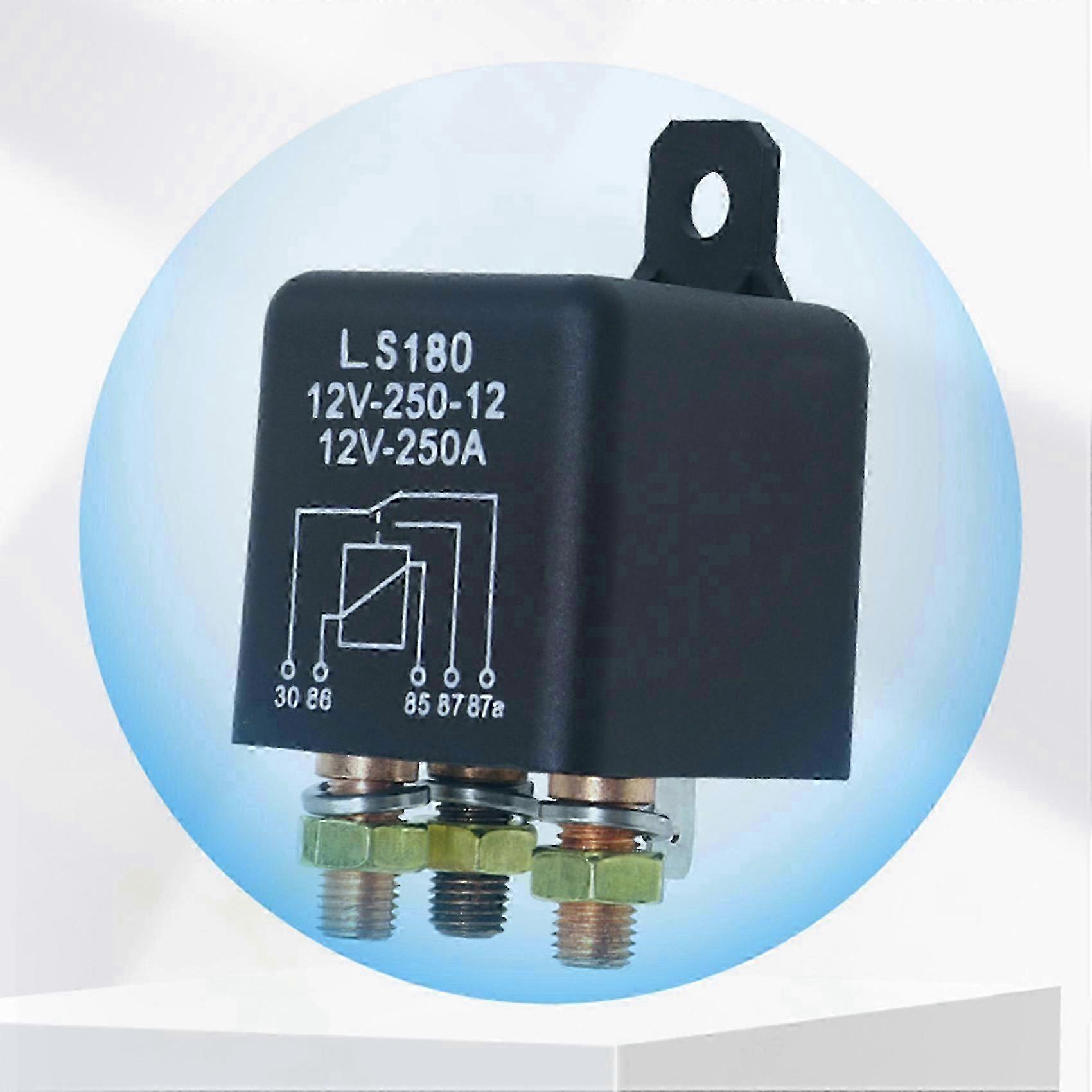 High Capacity 12V 24V 250A Continuous Car Relay for Motorcycle Battery Control Switch Terminal