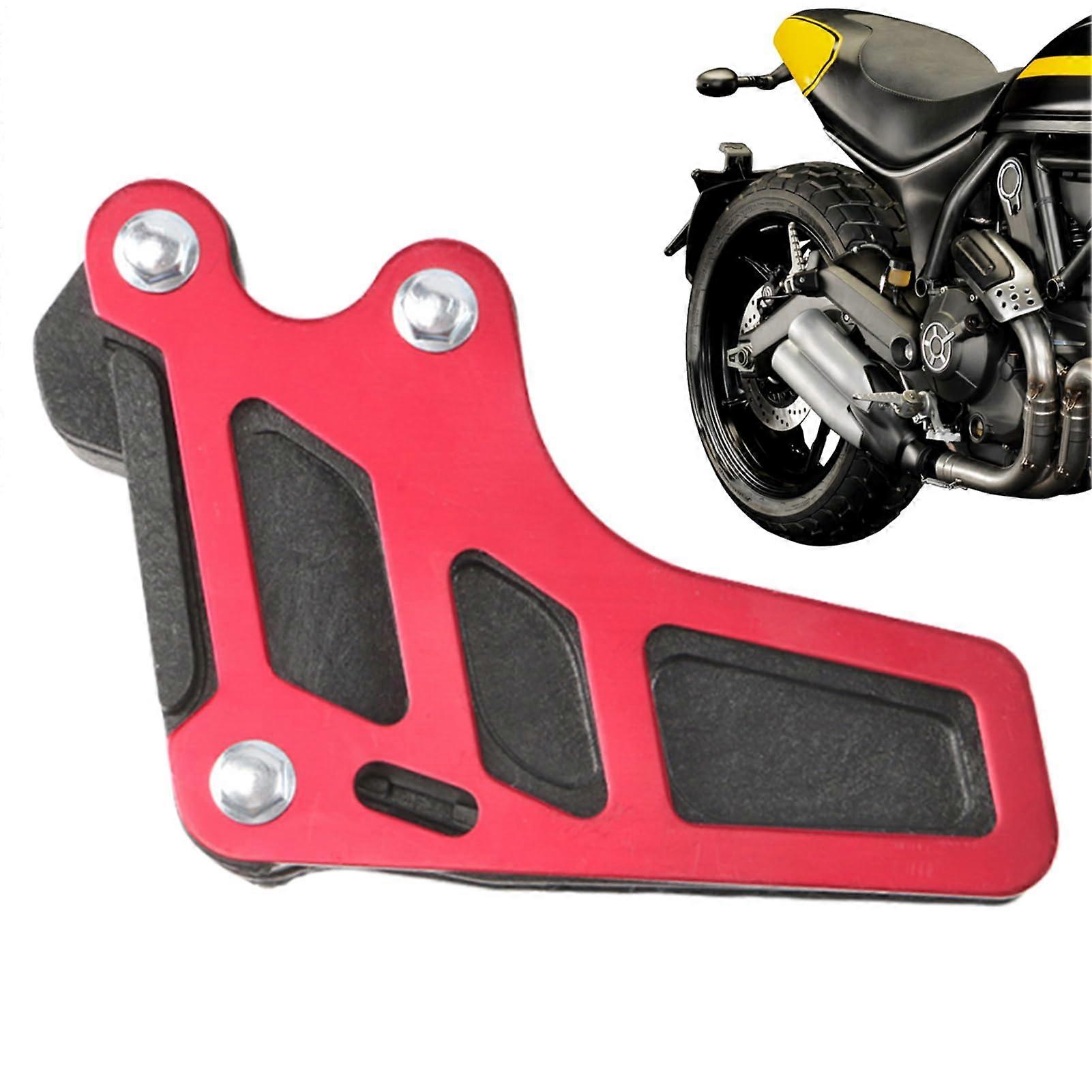 Lower Chain Guard Motorcycle Chain Guide Aluminium Alloy Protection Cover Red for Enhanced Durability and Compatibility