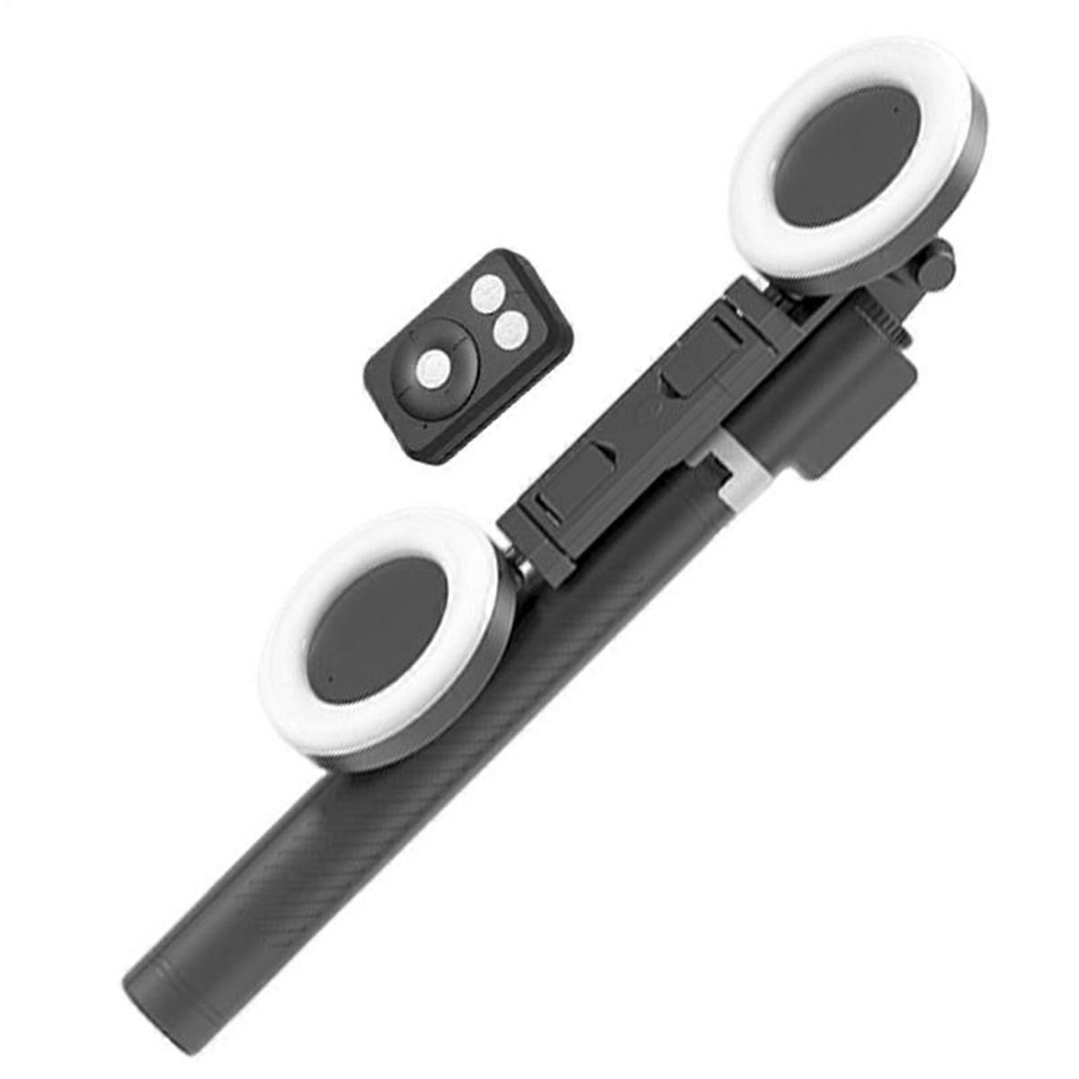 Selfie Stick Tripod with Light 67Inch Height Portable Wireless Remote Phone Tripod for Travel Cell