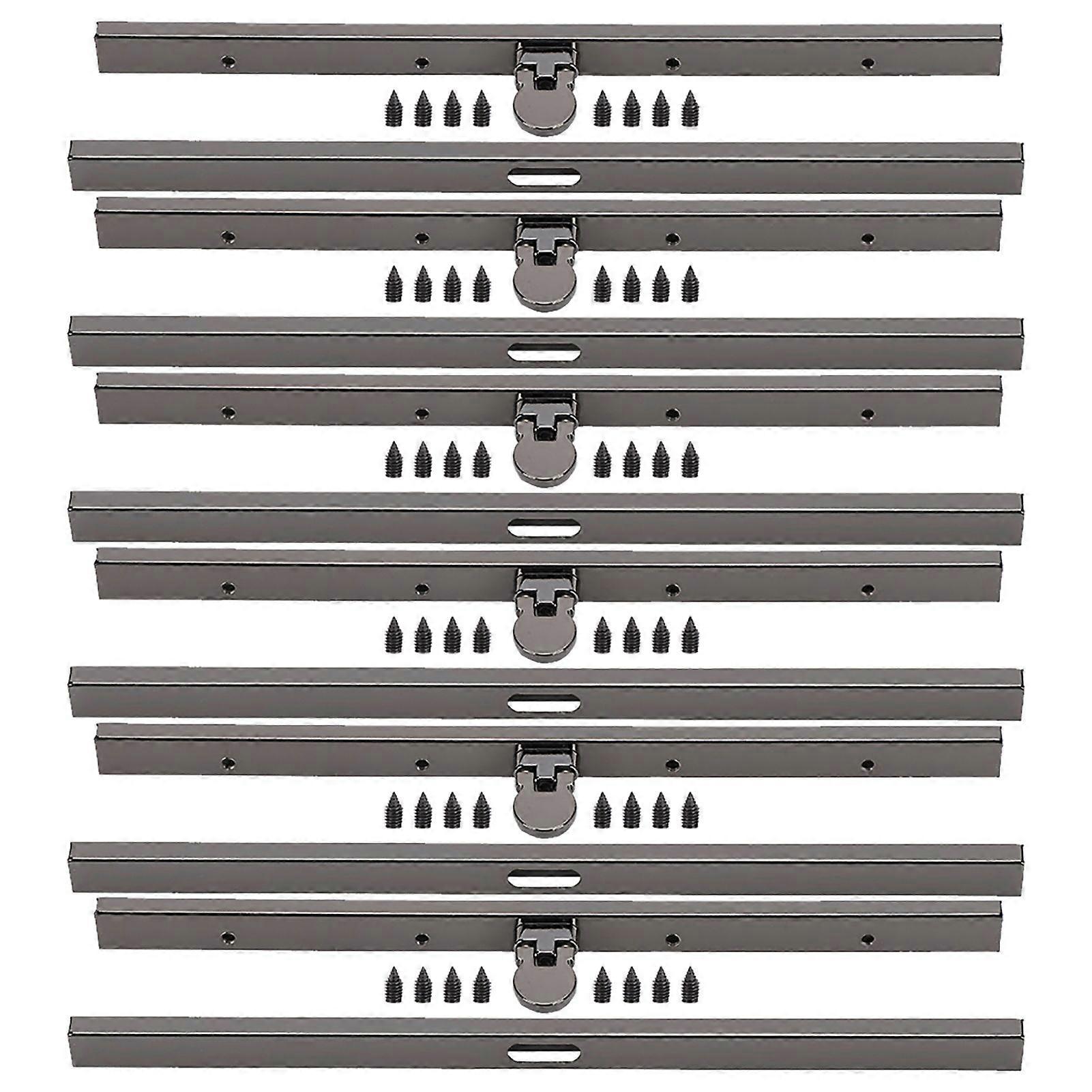 2025 Latest Model 6PCs Metal Wallet Frame Straight Side Bag Supplies Hardware