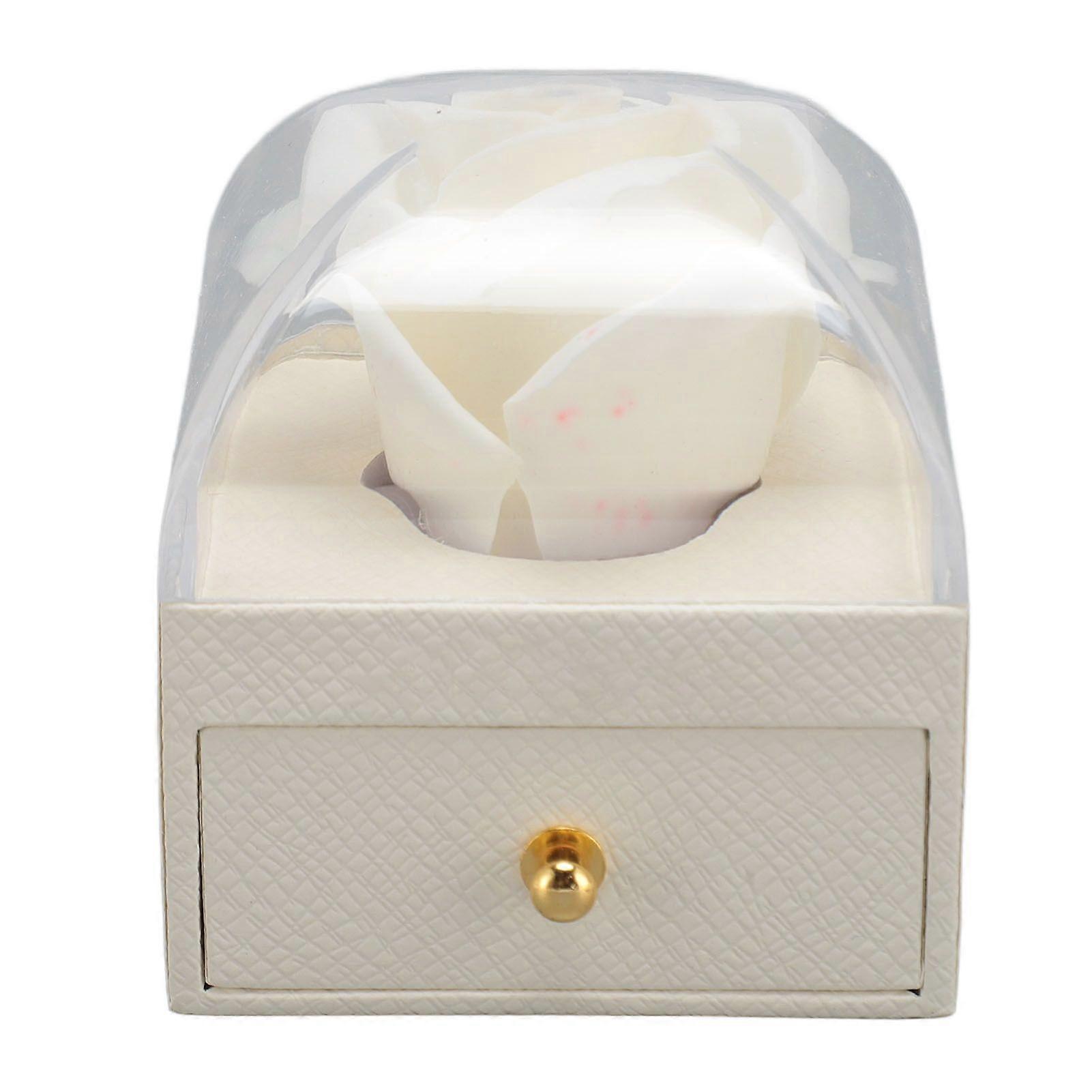 2025 Senaste modellen Rose Ring Box Utsökt Romantisk Multi Purpose Sammet