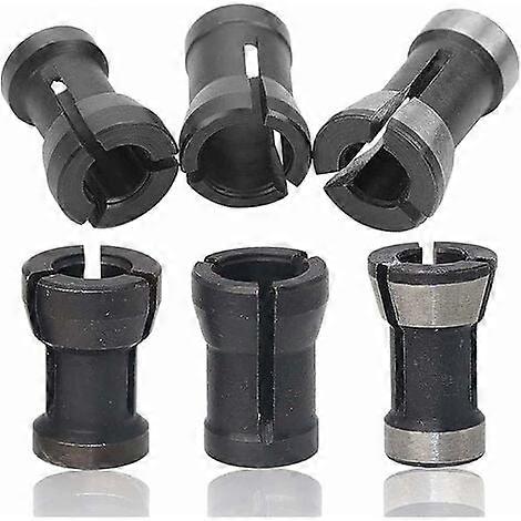 Milling Machine Chuck,6 Pcs Chuck Collet Adapters, Collet Chuck Head Adapter,Good Flexibility and Durability,Fit Engraving Machine, Wood Mill