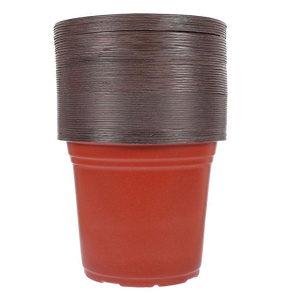 Flower Nursery Pot Multi-Functional Plastic Plant Growing Pot for Plant Use 50Pcs