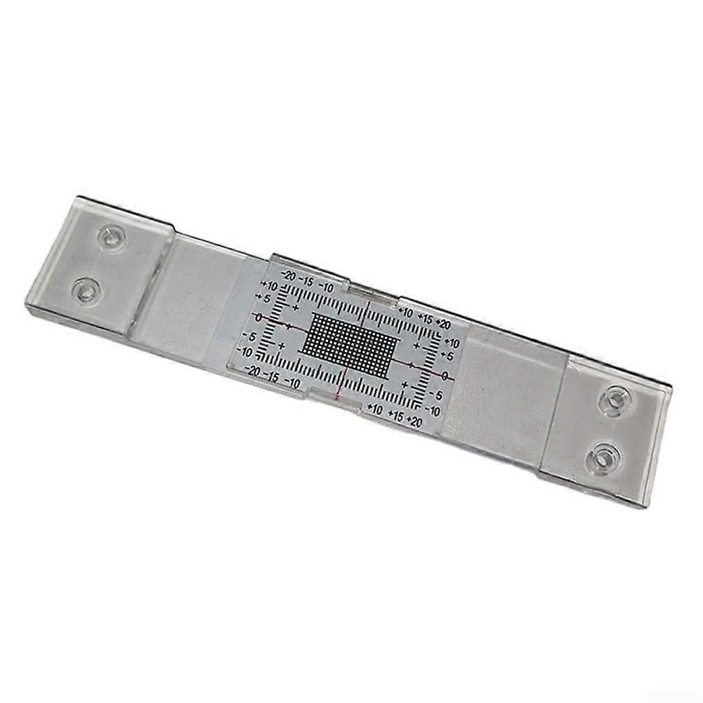 Acrylic Crack Gauge Monitor Instrument for Wall Crack Tracking, Horizontal Vertical Motion Detection with Screws