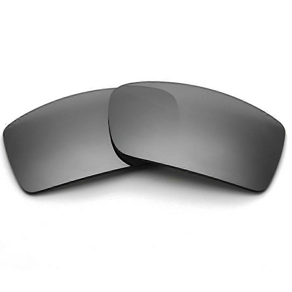 x2t Verres polarisés de remplacement pour Oakley Gascan OO9014 OO9143 e1t Lunettes de soleil Verres TAC - Argent