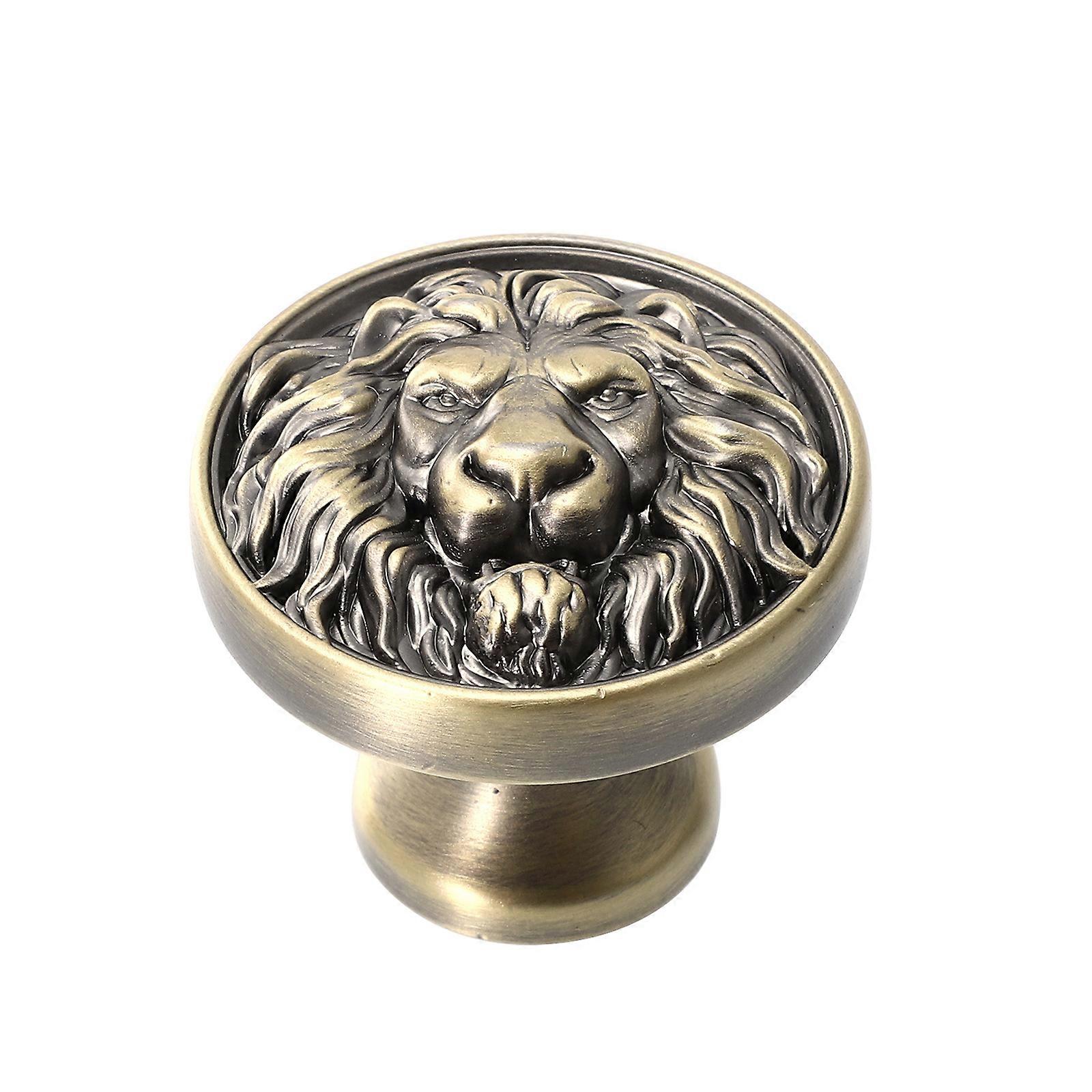 Golden Zinc Alloy Drawer Knob for Cabinet Pull Handle Easy to Install 1pc