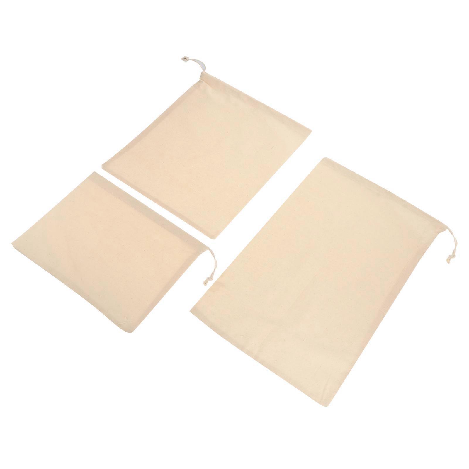 Cloth Produce Bags Drawstring Flour Bag 28x43CM Bakery present Packaging 1Set
