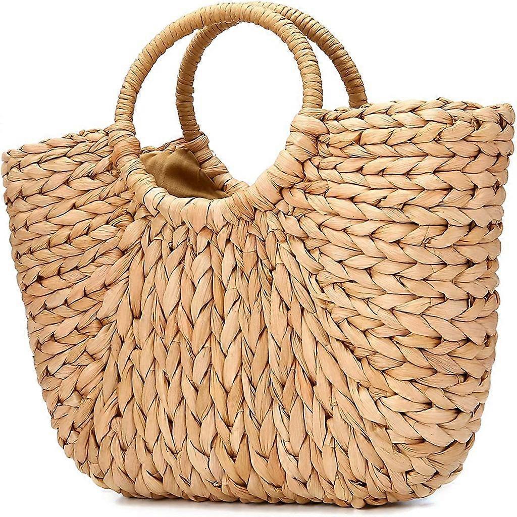 Summer Beach Bag Women's Papyrus Handbag Summer Shopping Basket Daily Travel Shopping Bag