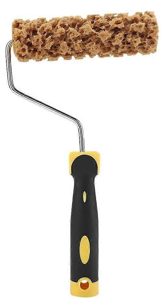 Textured paint roller, paint roller – Textured pattern paint roller brush with handle, for decorating wall painting tools, paint roller brush