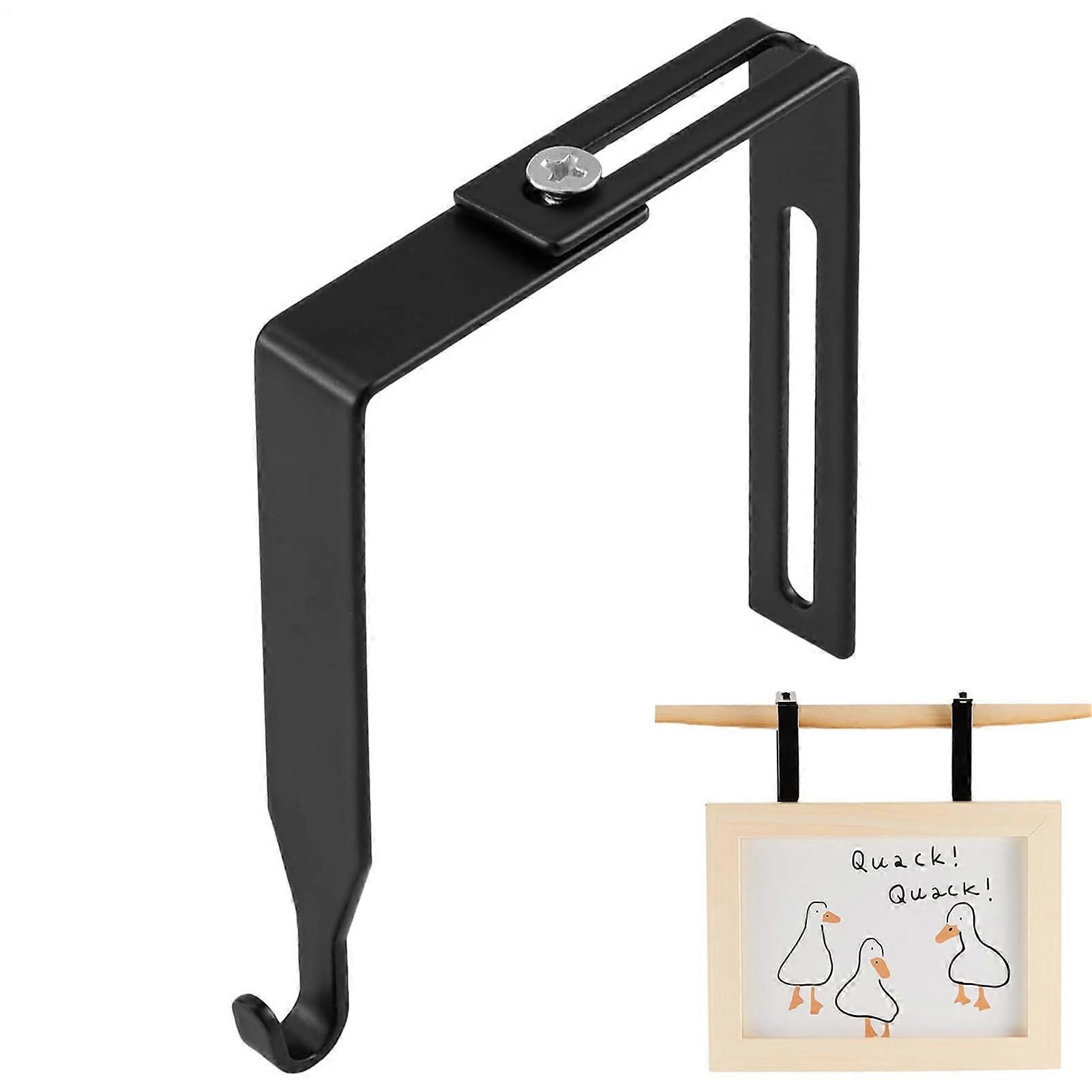 Wall Hooks | Heavy-Duty Adhesive Coat Rack | Over-Door Partition Hanger | Reusable Desk Organizer for Hats, Scarves, Keys