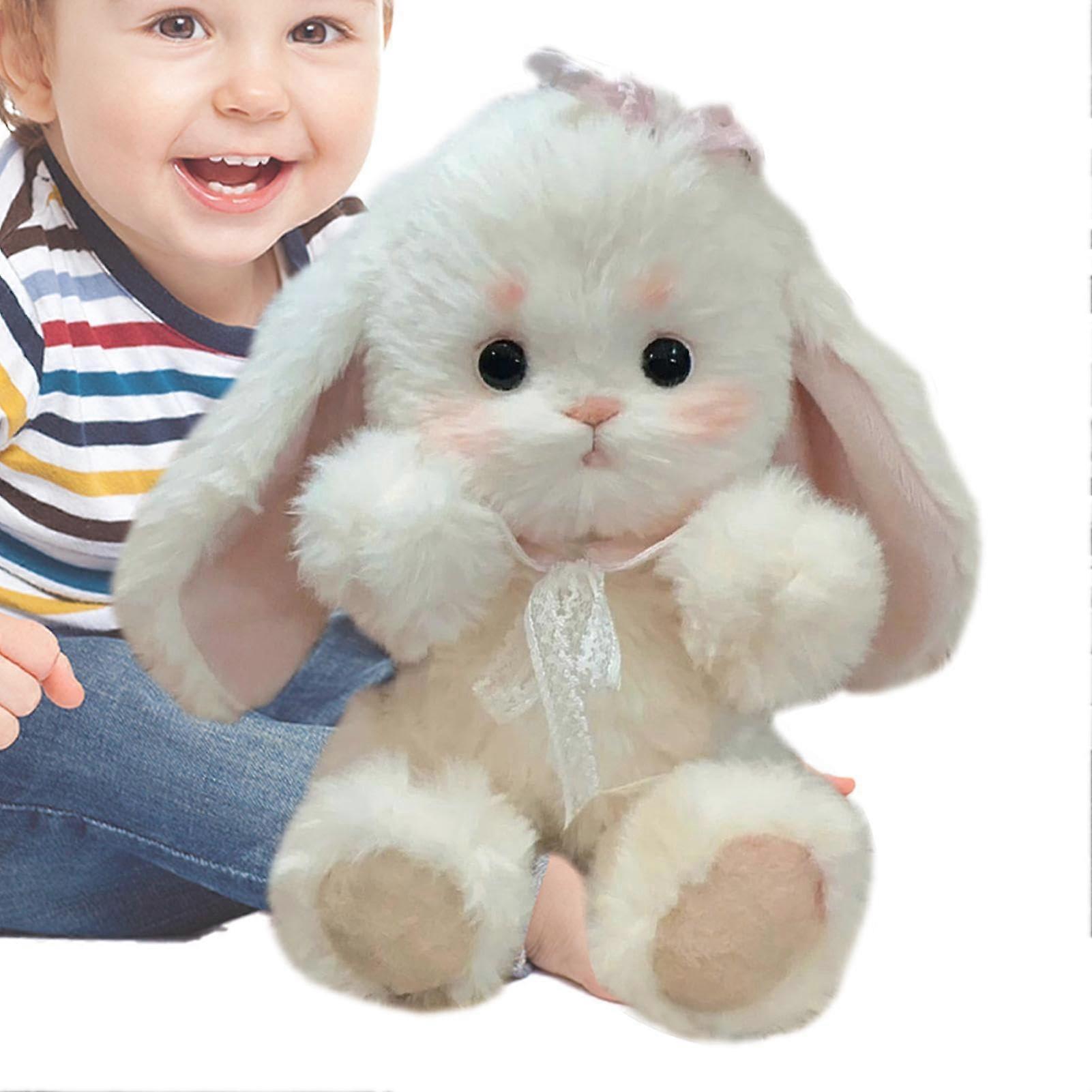 Plush Bunny Sewing Kit with Movable Joints, Handmade Rabbit Doll Craft Set for Kids