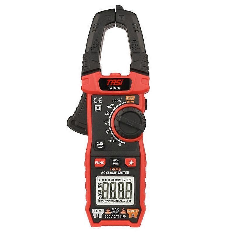 Clamp Meter High Accuracy AC DC Voltage Ammeter TASI TA811A