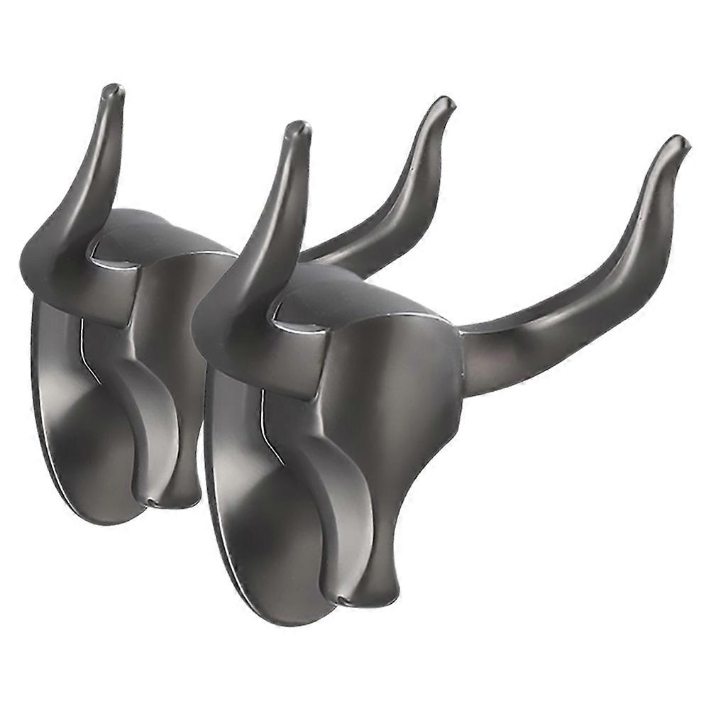 معطف هوك أنيقة فنية بقرة رئيس منشفة معلقة غرفة المعيشة 2 مجموعة