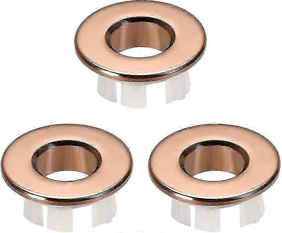 Diskbänksöverströmningsskydd - Diskbänk Overflow Ring Trim för kök och badrum för enkel installation och snygg pricken över i:et