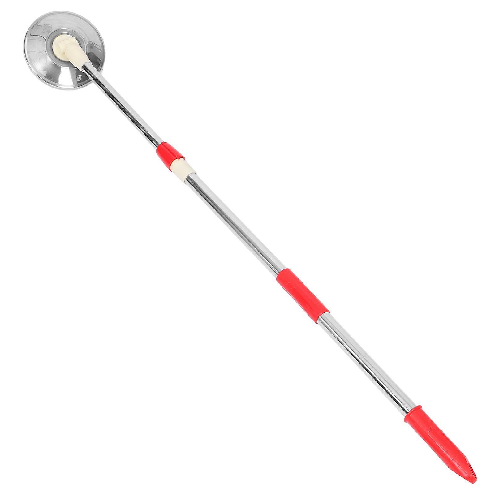 Reinforced Thickened Stainless Steel Mop Handle Replacement with Adjustable Height and Rotating Design, Detachable Pole for Domestic Floor Cleaning,