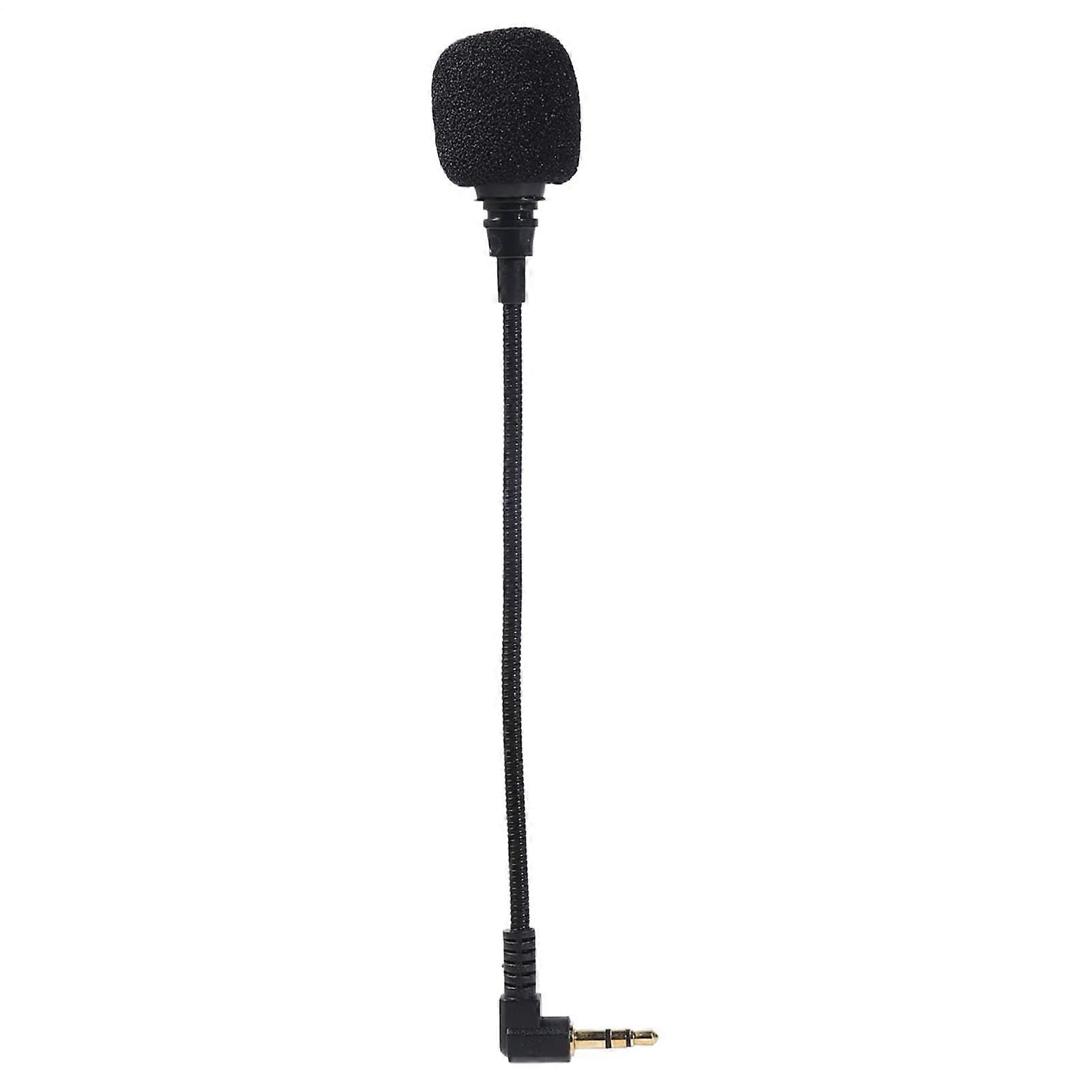 Tiny Mic for Headphones, 3.5mm, Flexible Boom, Replacement, Dynamic Mic