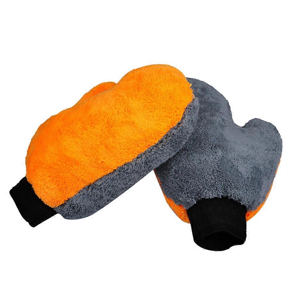 Wash Mitt Car Cleaning Tool Dust Grabbing Lint Free Scratch Free Multi Color 24.00X20.00X2.00CM 1 Pair